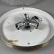 1960s 1970s Ceiling Lamp Ice Glass Doria Germany Space Age Design