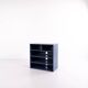 Montana bookcase – blue – 4 shelves