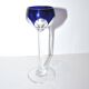 SAINT-LOUIS BRISTOL JOSEPH liqueur glass with overlay, cobalt blue lined crystal