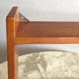 Wall shelf in elm, 1980s