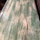 Green lacquered teak sideboard