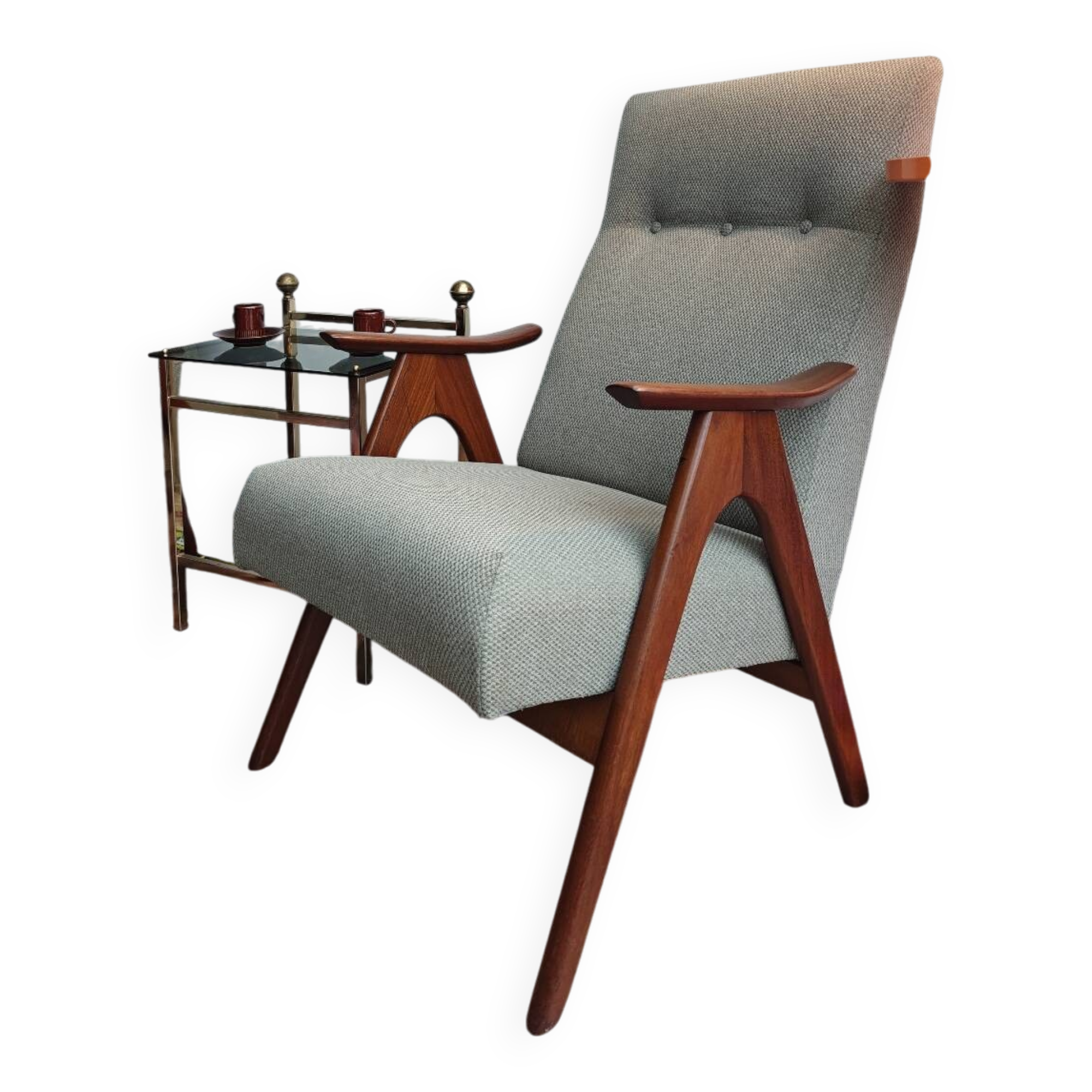 Fauteuils vintage Louis Van Teeffelen