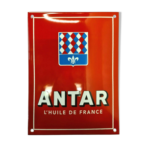 Plaque émaillée Antar