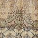 7x10 Turkish Cream & Green Persian Rug, 209x319Cm