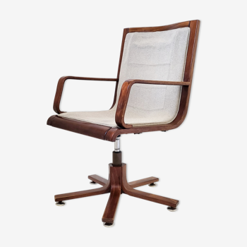 Vintage Scandinavian swivel armchair