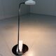 Lampe de bureau italienne en blanc et noir, années 1980