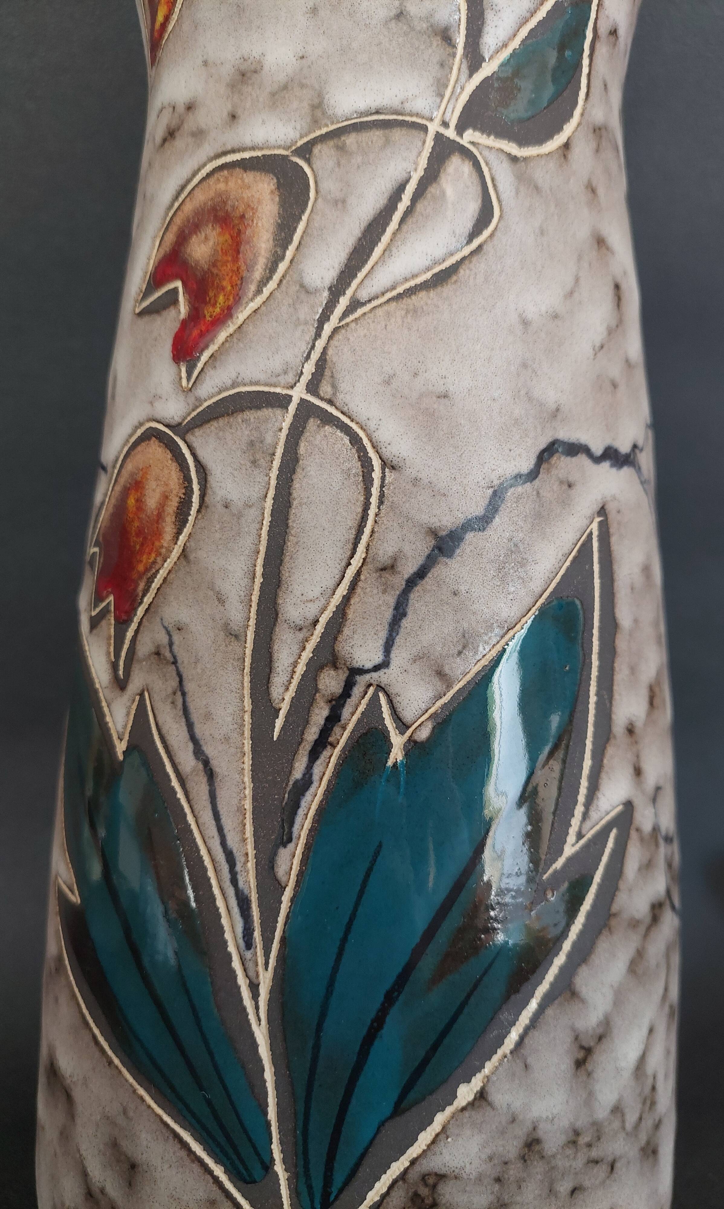 Vintage ceramic vase Germany West Germany 60s