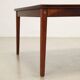 Table basse vintage plaquée en différentes essences de bois, Brésil