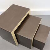 Pull out tables by Ch. Koban, DOM, Germany, 1970s