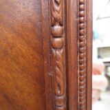 Old rectangular walnut mirror 55x45cm