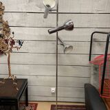 Chrome floor lamp with 3 vintage design spotlights from the 70s