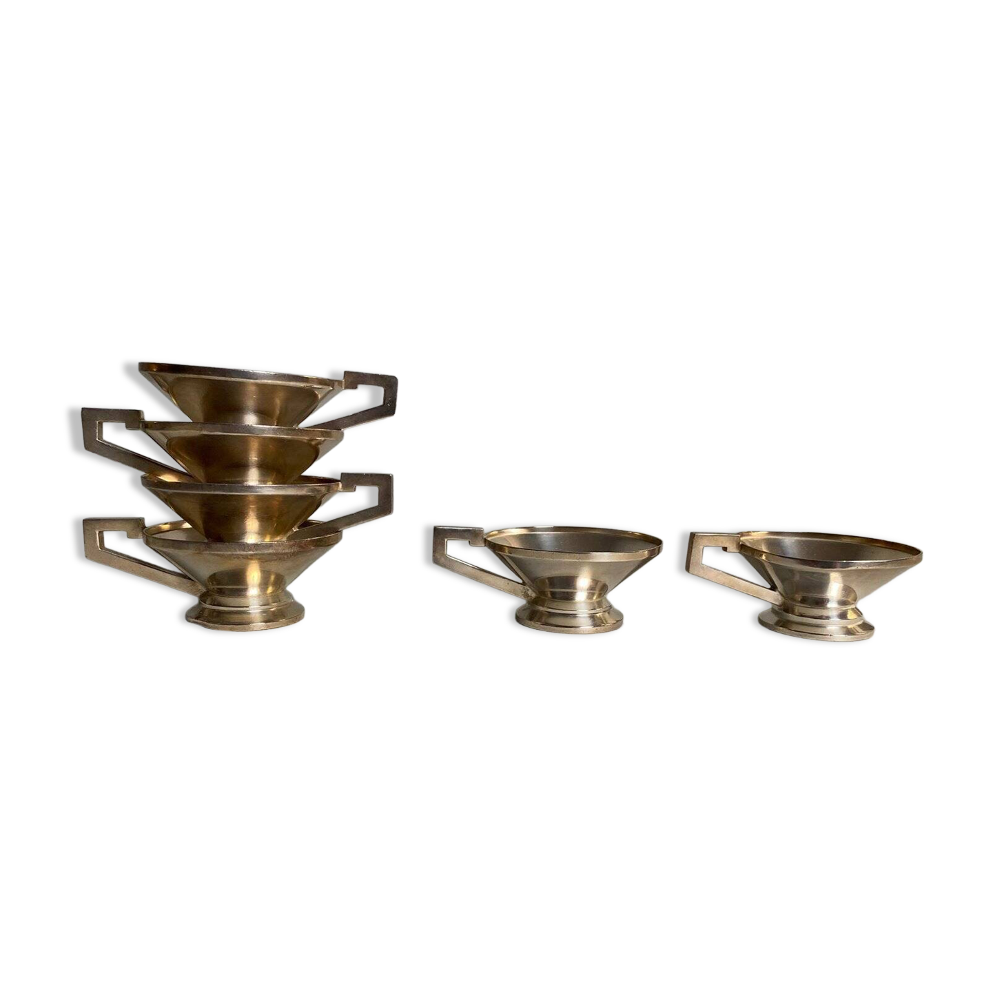 Art Deco Coffe Cups by Gio Ponti, 1930s, Set of 6