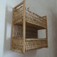 Shelf wicker 2 compartments a ask or suspend