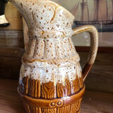 Wine decanter revol in stoneware brown shades