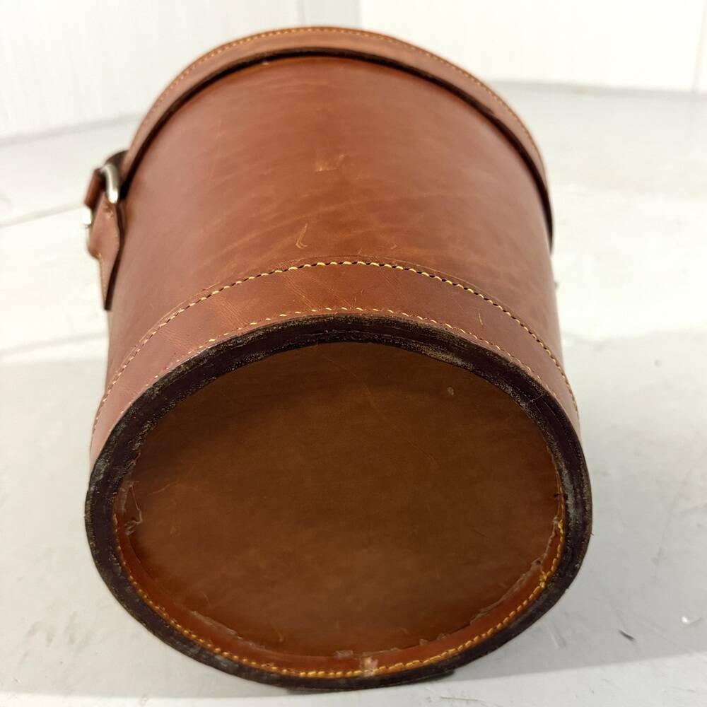 Leather waste paper basket 1960’s