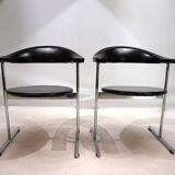Set of 2 Kaufeld Airport 037 chairs by Geoffrey Harcourt, 1960