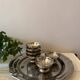 Set van 6 chrome coupes met schaal
