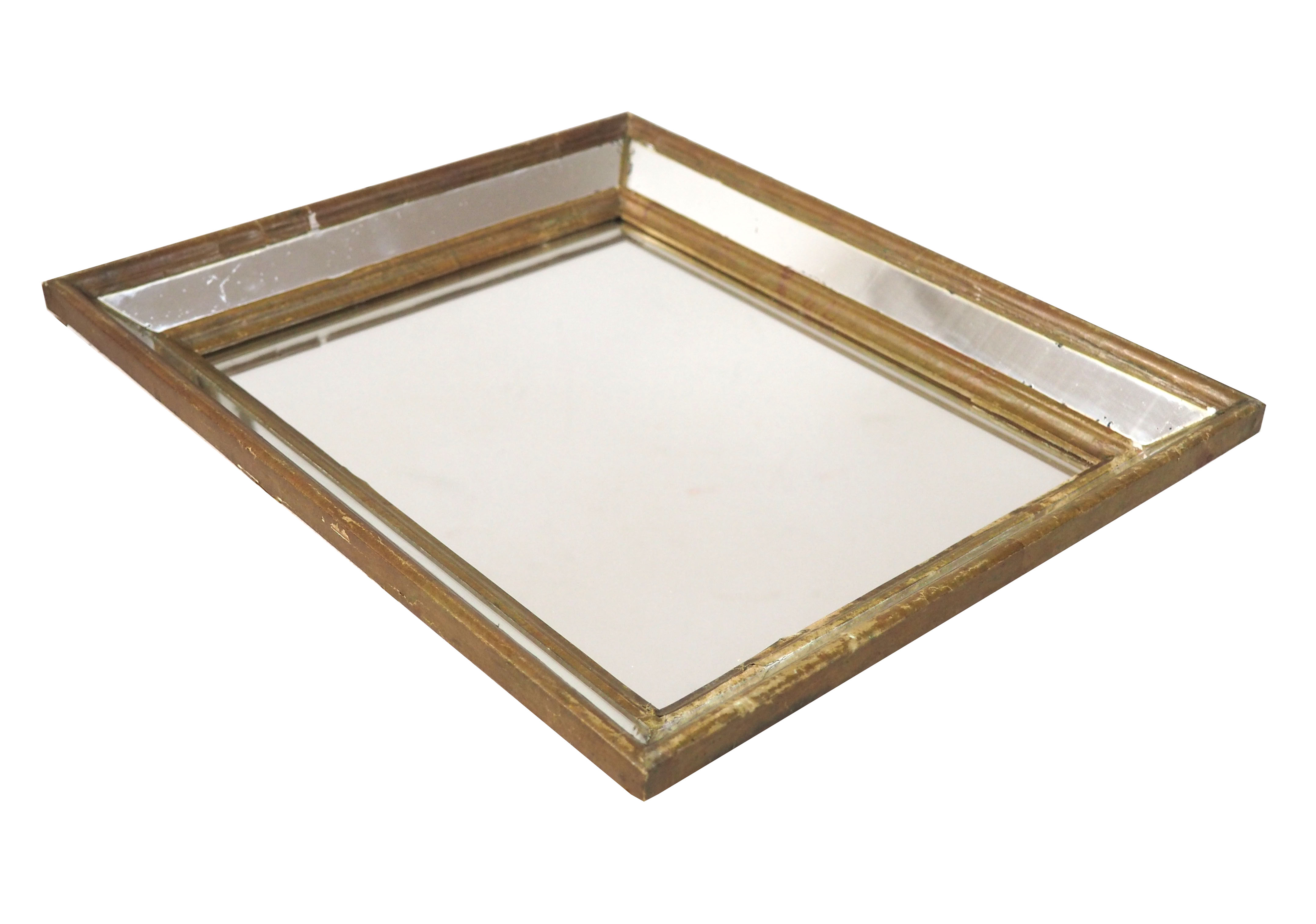 Old faceted mirror