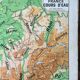 Old Vidal-Lablache map 301, 1950 - France, departments, rivers