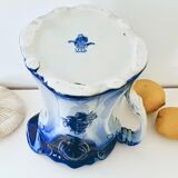 Old pitcher in blue flow, T.Rathbone, England circa 1910