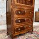 Secretary in veneer wood and walnut period transition xviii eme century