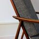 Scandinavian boomerang armchair 60s