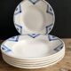 Lot de 6 Assiettes Creuses Art Déco - Moulin des Loups Orchies - Modèle PAX