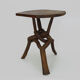 Coffee table, side table in Kola wood from the 1960s.