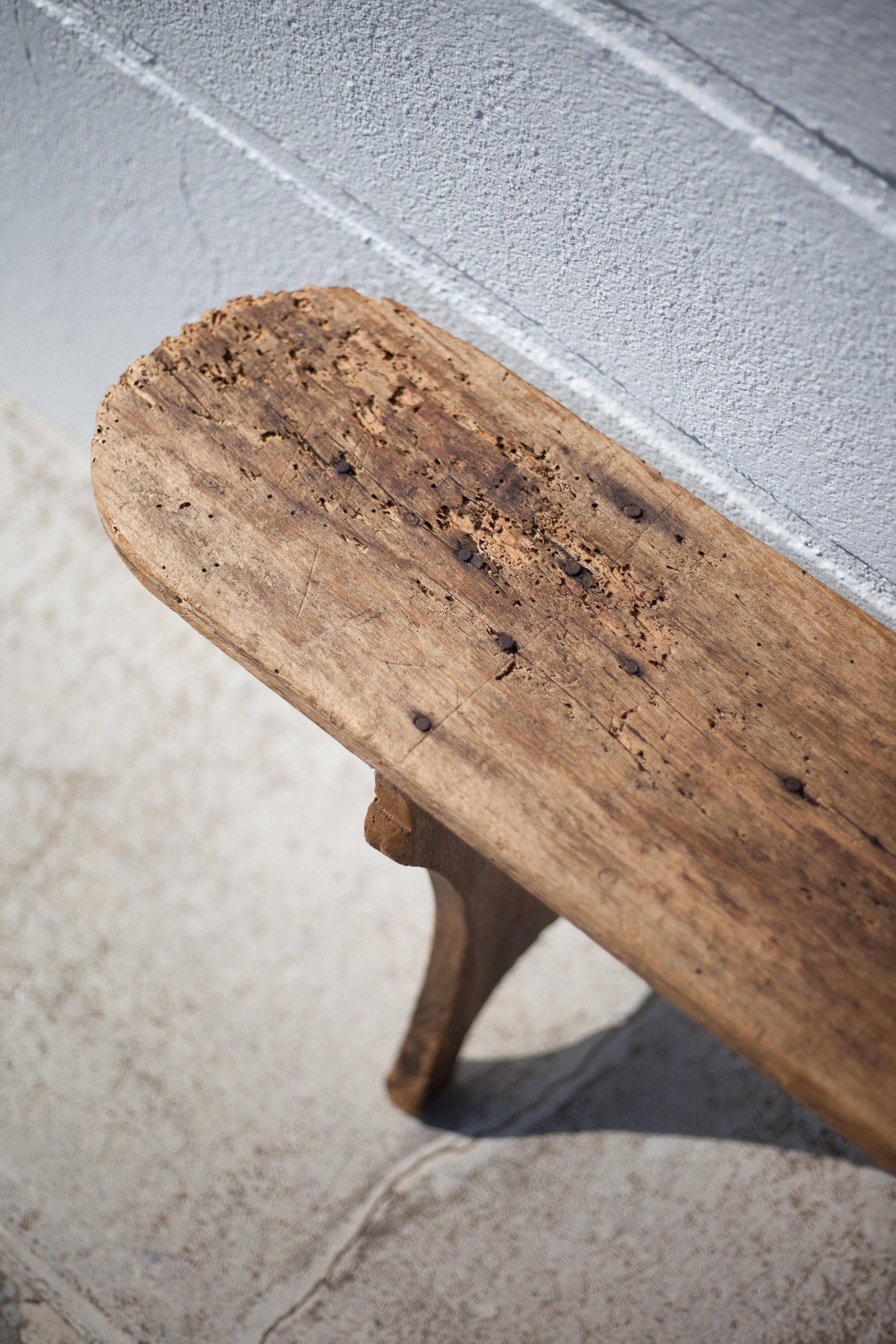 Old wood farmhouse bench, old bench, table bench, interior decoration, farmhouse, countryside