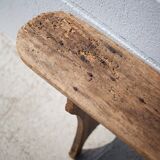 Old wood farmhouse bench, old bench, table bench, interior decoration, farmhouse, countryside