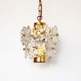 Brass and glass chandelier by Sölken