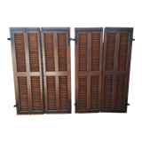 Oak shutters