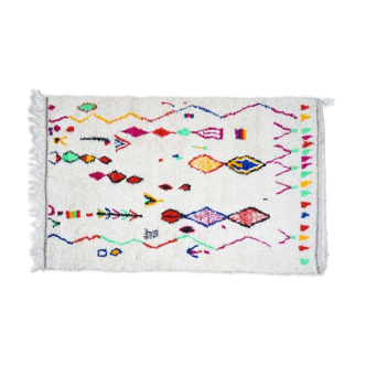 Colorful Berber carpet 260 x 147cm