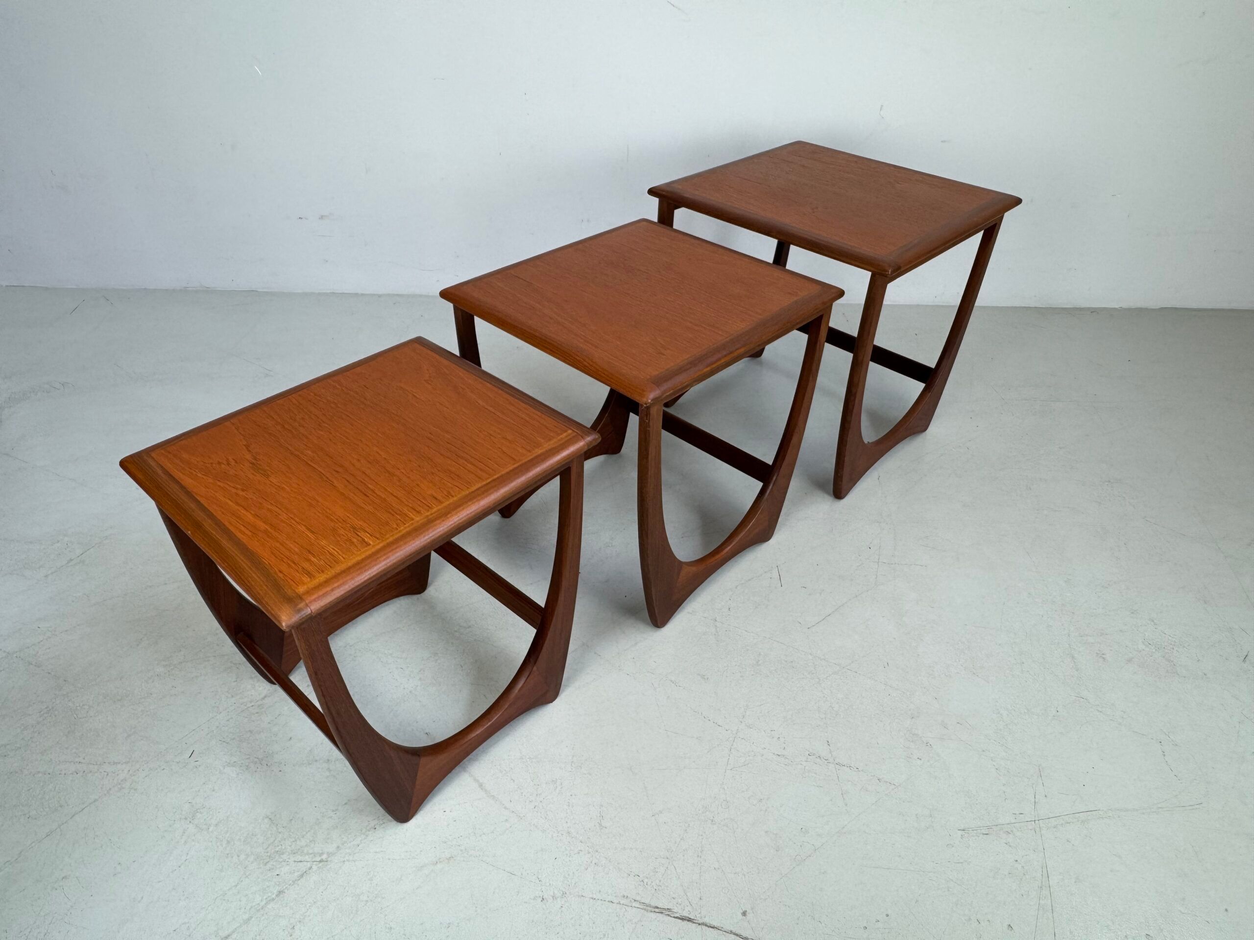 Vintage G-Plan side tables set.