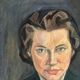 Late 19th Century Antique Female Portrait Painting