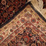 Tapis Indo-Tabriz Vintage Indien, Années 1980, Élégance Artisanale