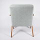 Vintage original armchair, fully restored, 1960s, green upholstery