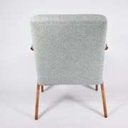 Vintage original armchair, fully restored, 1960s, green upholstery