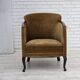 1960s, Danish armchair, furniture velour, ash wood.