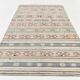 6x12 Pale Orange Green Handmade Vintage Rug, 174x359Cm