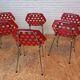 Set of 6 Coquilage chairs, Pierre Guariche
