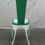 Four old Tolix Model A chairs