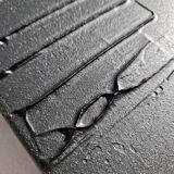 Minimalist monochrome abstract painting in black