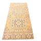 2x5 Turkish Vintage Runner Rug: Light Orange Peach Handmade Carpet 75x170Cm