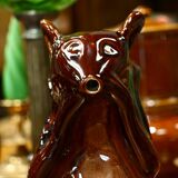 Squirrel ceramic pitcher
