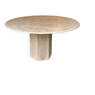 Table à manger en travertin