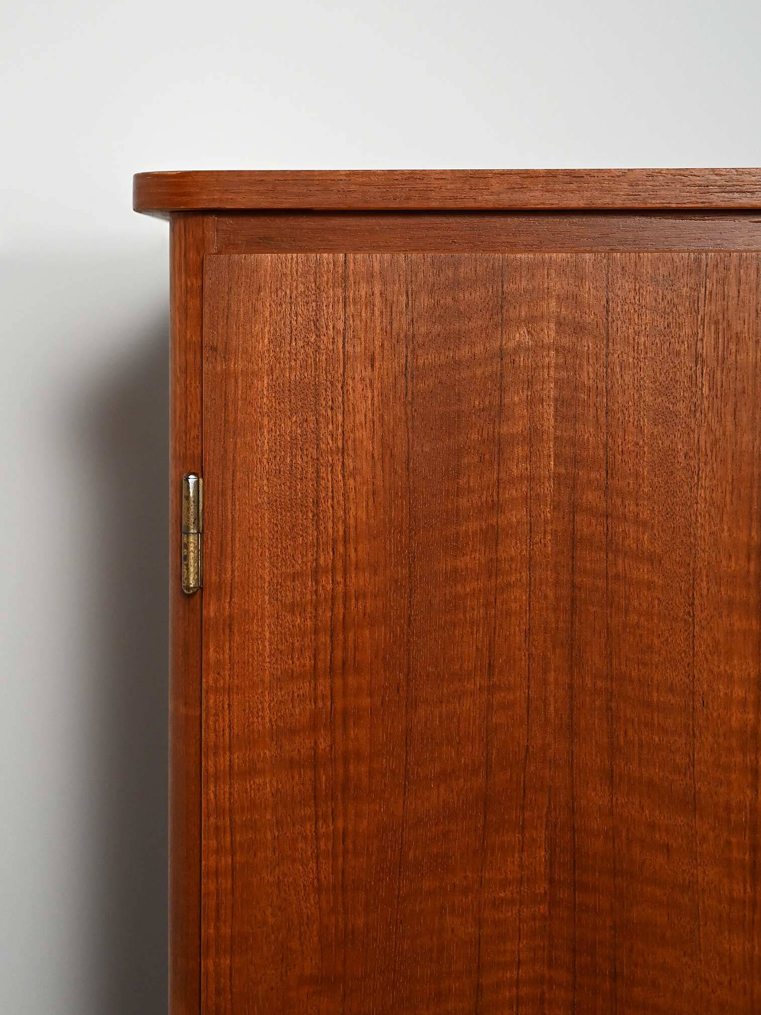Scandinavian teak and oak cabinet, 1950s