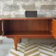 Scandinavian low sideboard in teak, 1960