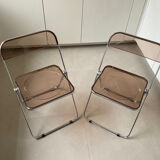 Plia 5 chairs by Giancarlo Peretti for Castelli vintage