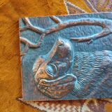 Plaques chat et chien bronze